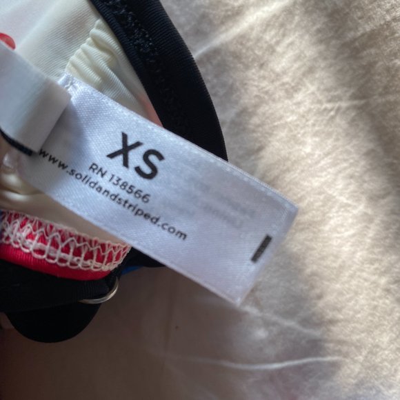 NWOT - Solid & Striped High Waisted Bikini - Picture 3 of 4